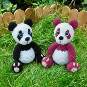 Adorable Panda crochet pattern