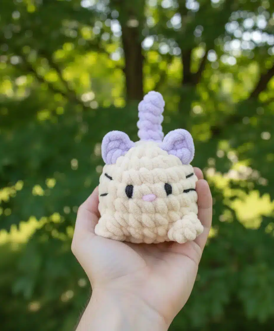 No-Sew Crochet Cat Pattern