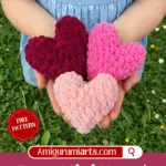 mini heart crochet pattern
