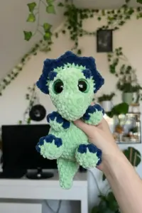 triceratops crochet pattern