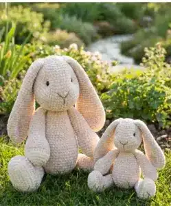 Velvet Crochet Bunny