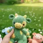 baby cow amigurumi pattern plush crochet cow