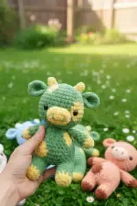 baby cow amigurumi pattern plush crochet cow