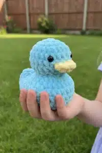 Amigurumi rubber duck pattern free crochet toy